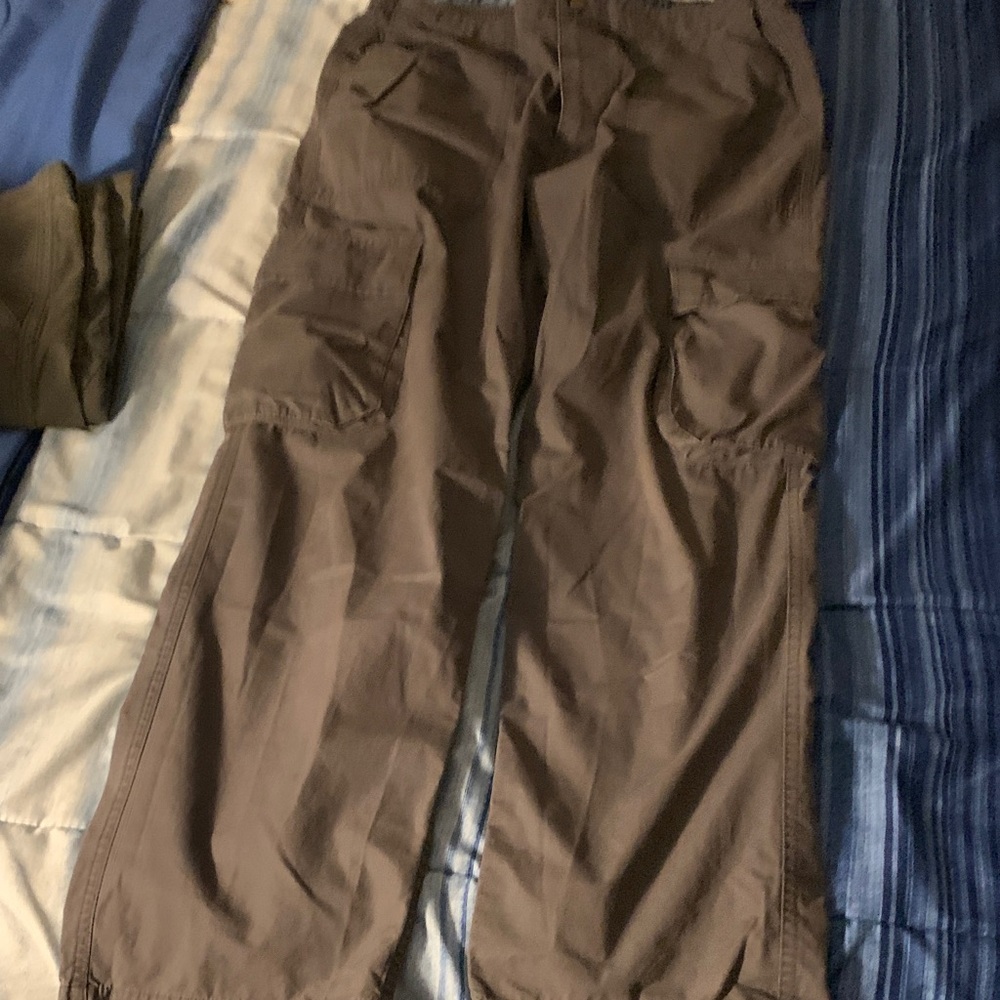 H&M Men's Dark Brown Cargo Pants